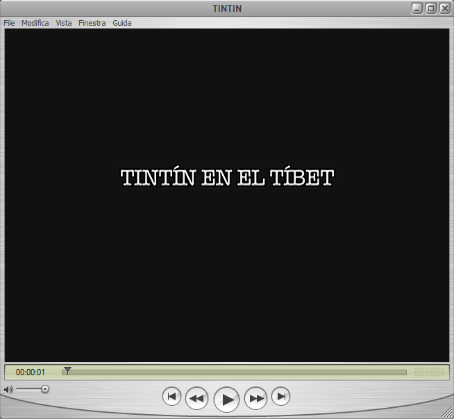 Video Tintin en el Tibet